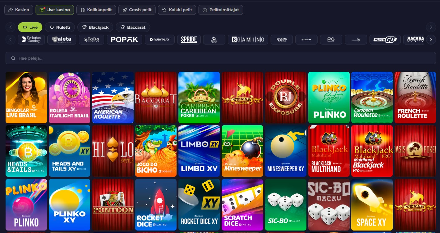 Bet7K — área de slots